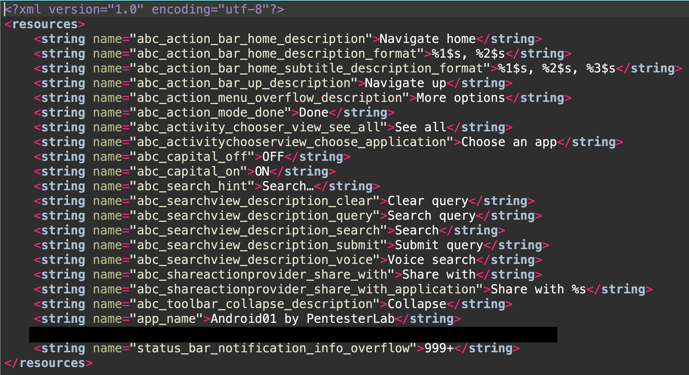PentesterLab Android Walkthrough: Labs 01–08